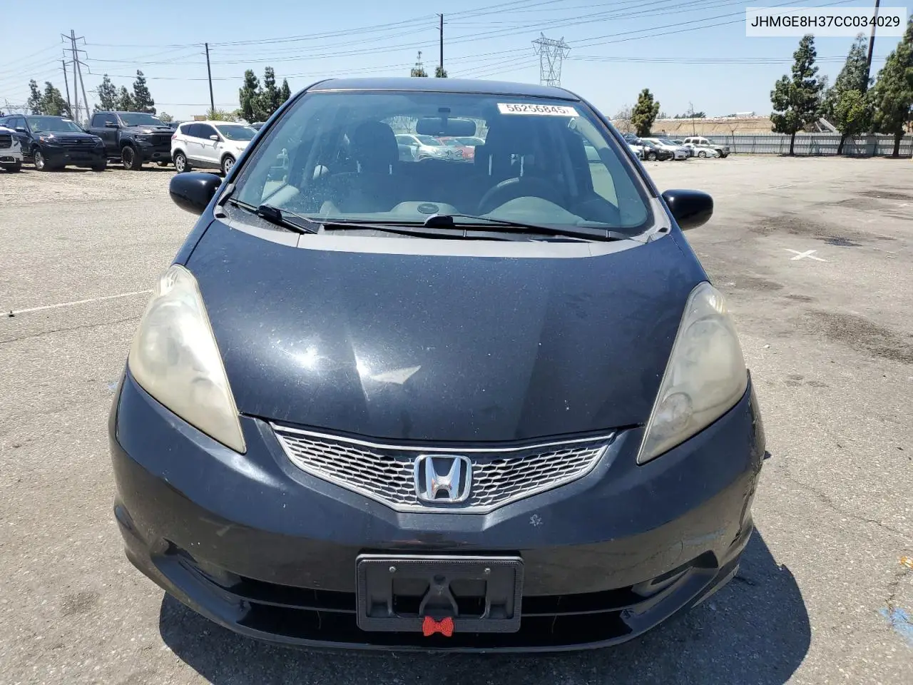 2012 Honda Fit VIN: JHMGE8H37CC034029 Lot: 56256845