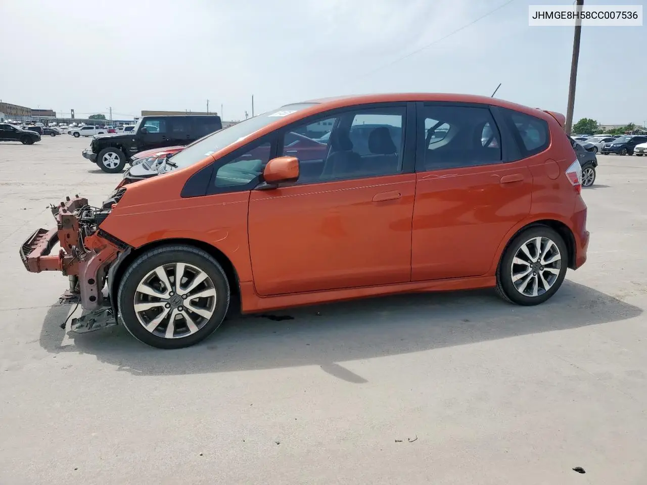 2012 Honda Fit Sport VIN: JHMGE8H58CC007536 Lot: 56745825