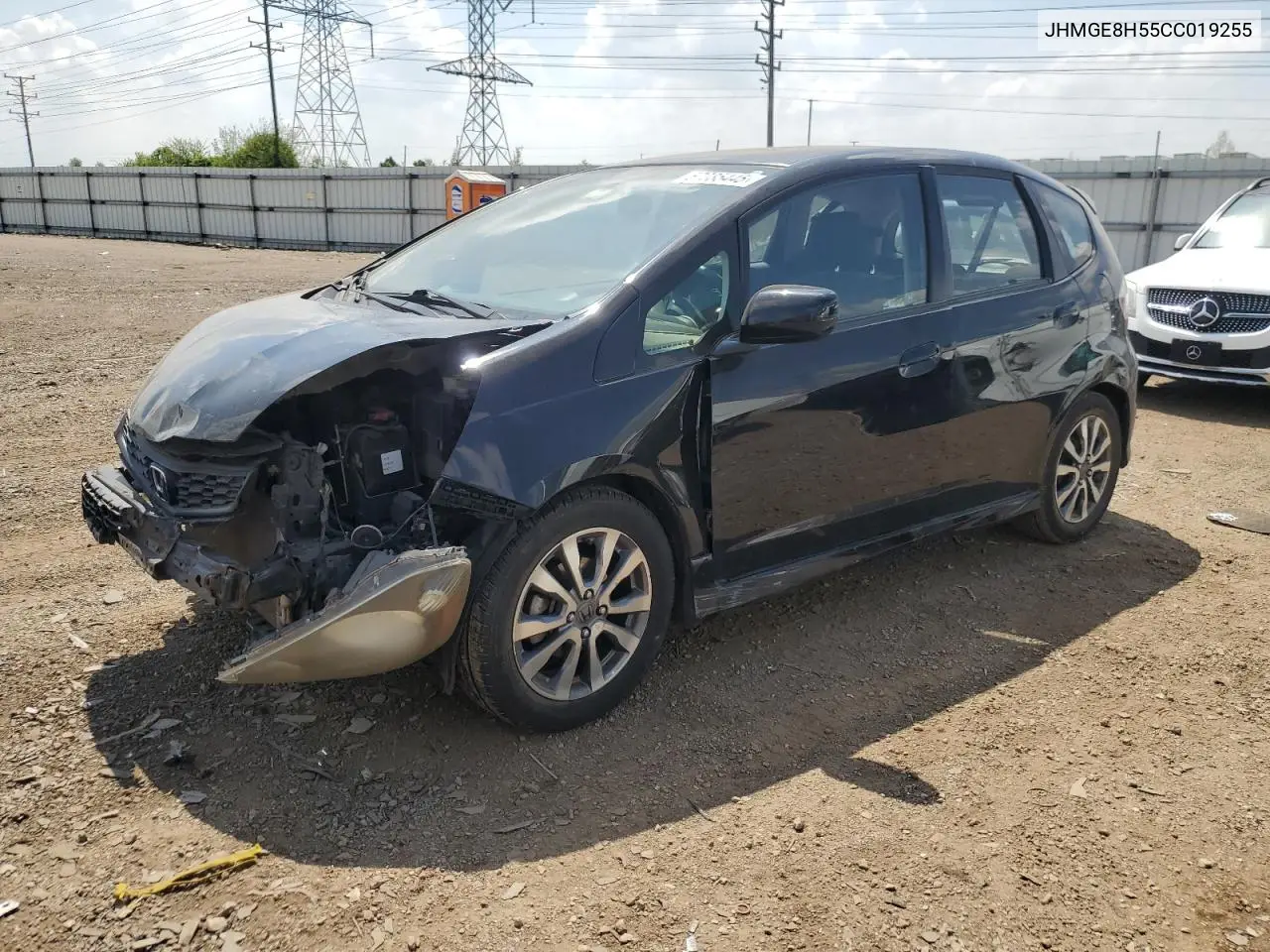 2012 Honda Fit Sport VIN: JHMGE8H55CC019255 Lot: 57035445