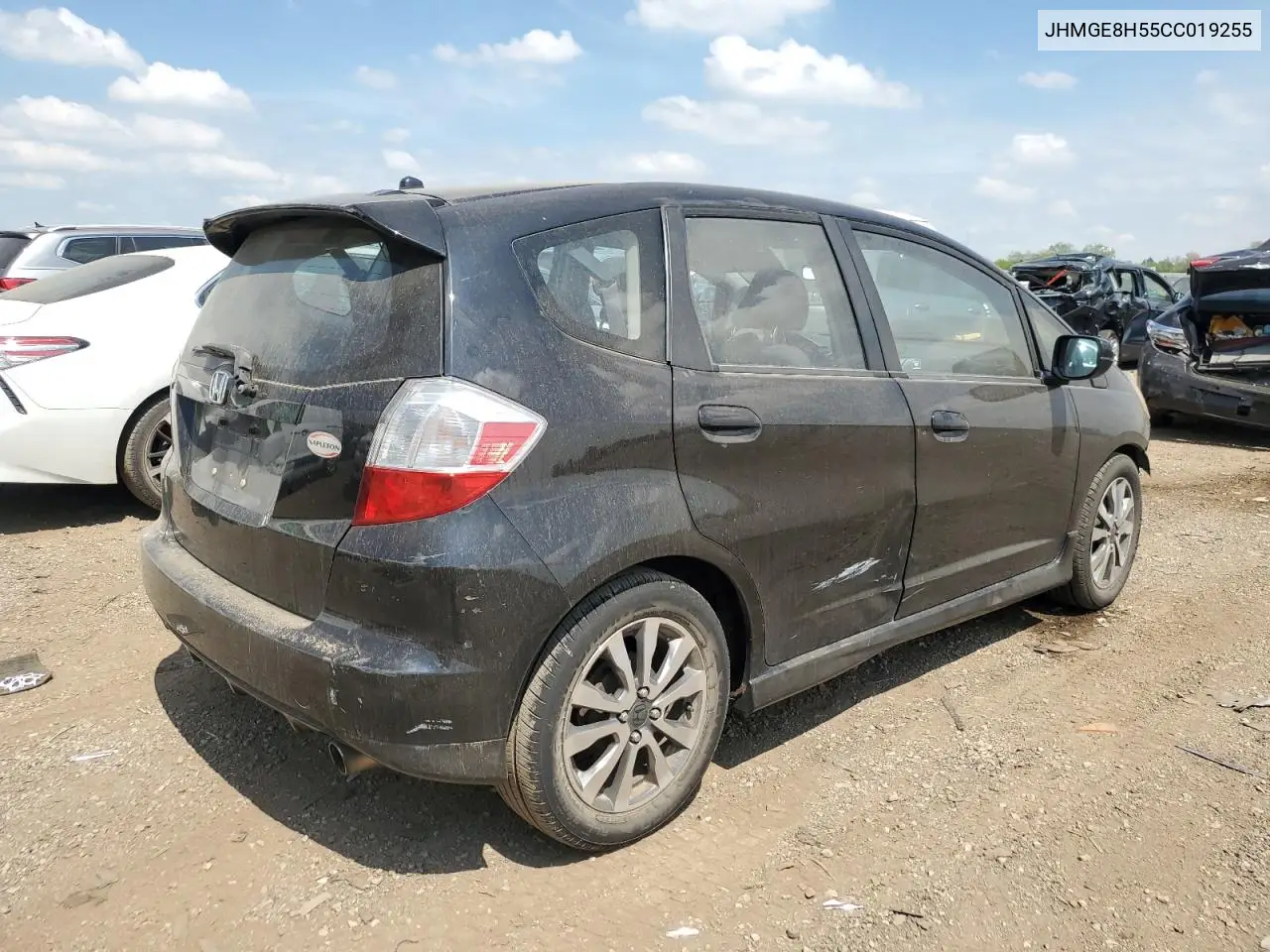 2012 Honda Fit Sport VIN: JHMGE8H55CC019255 Lot: 57035445