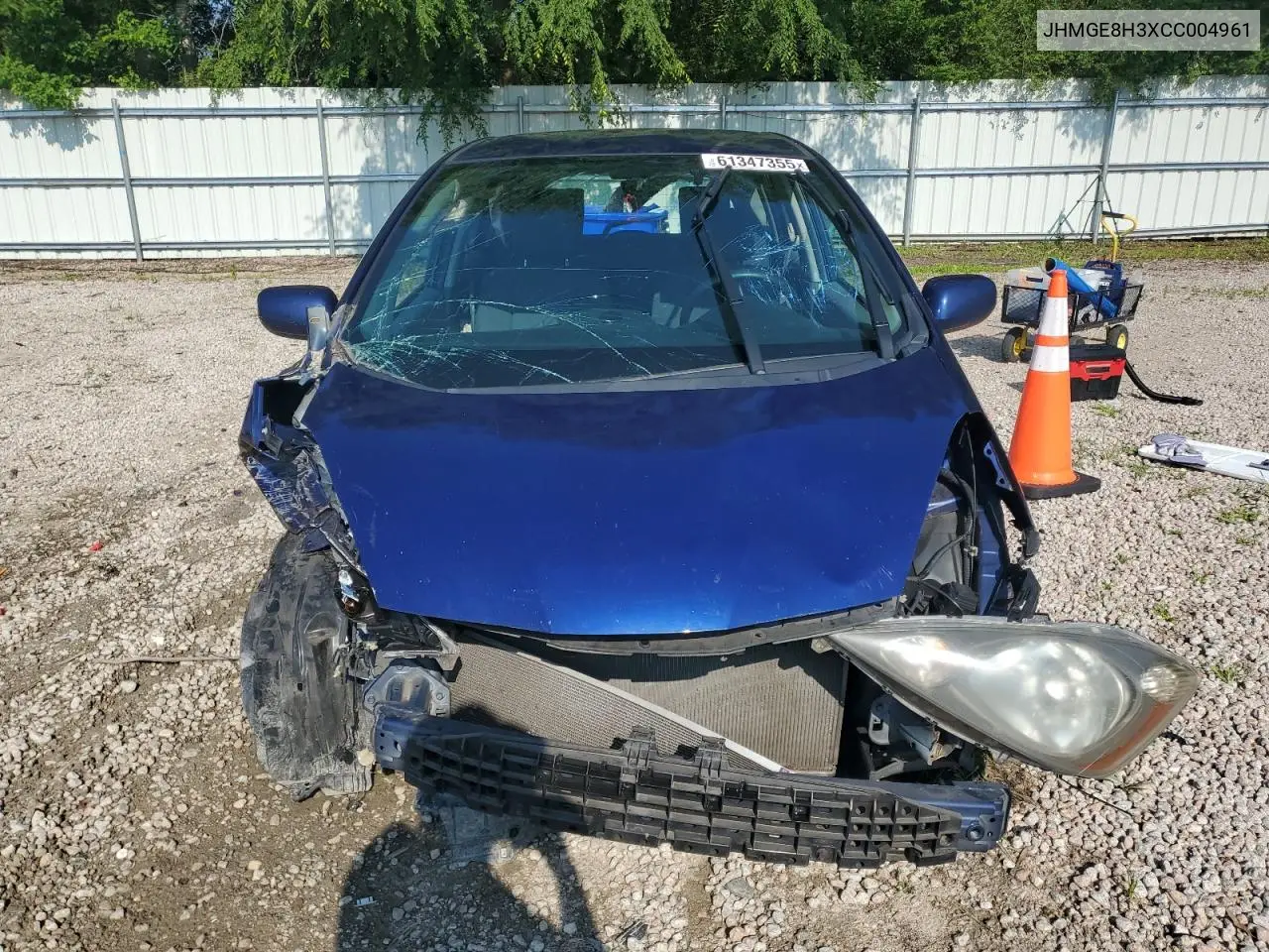 2012 Honda Fit VIN: JHMGE8H3XCC004961 Lot: 61347355