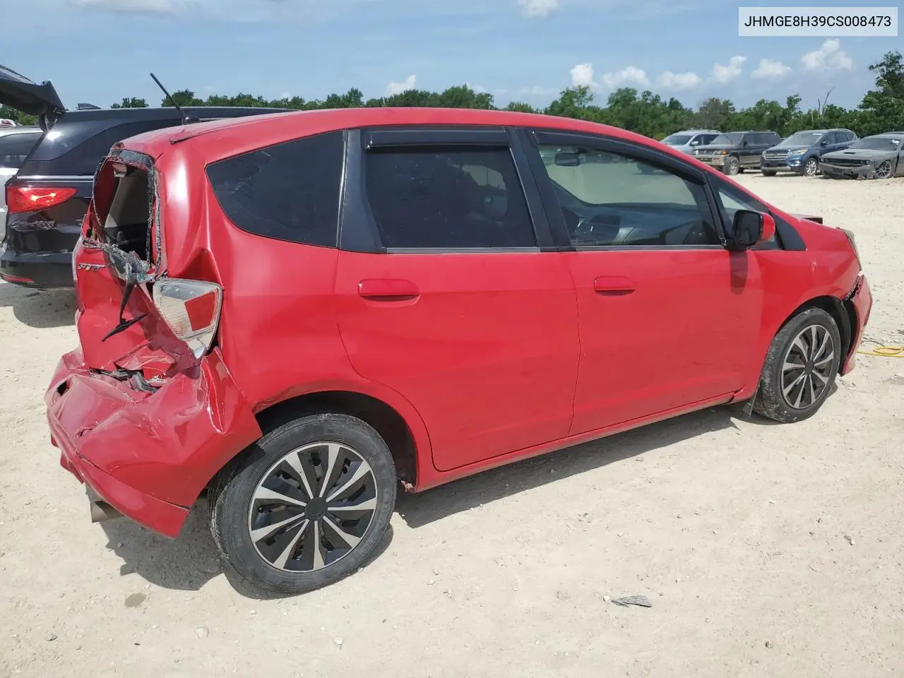 2012 Honda Fit VIN: JHMGE8H39CS008473 Lot: 61982345