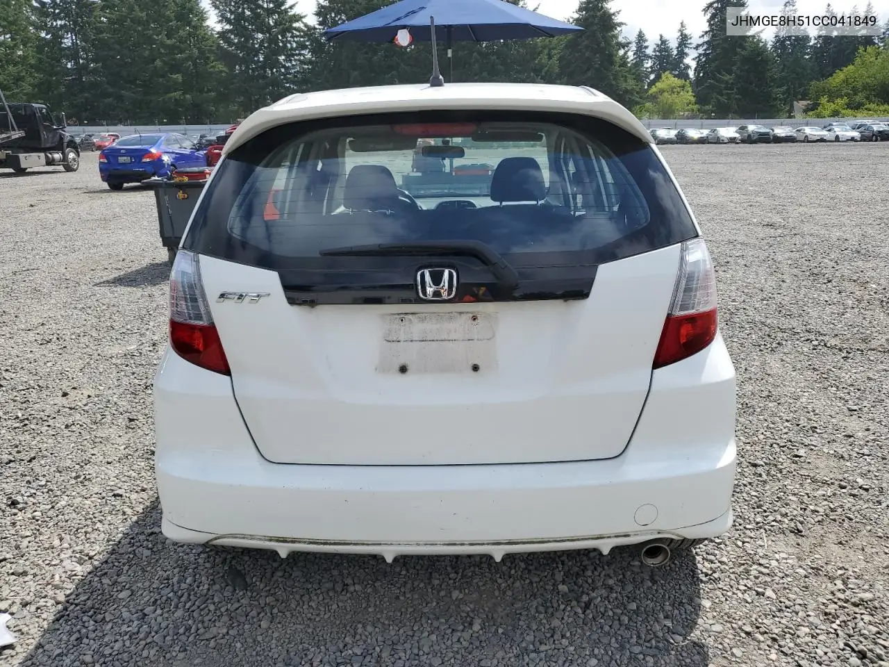 2012 Honda Fit Sport VIN: JHMGE8H51CC041849 Lot: 62390165