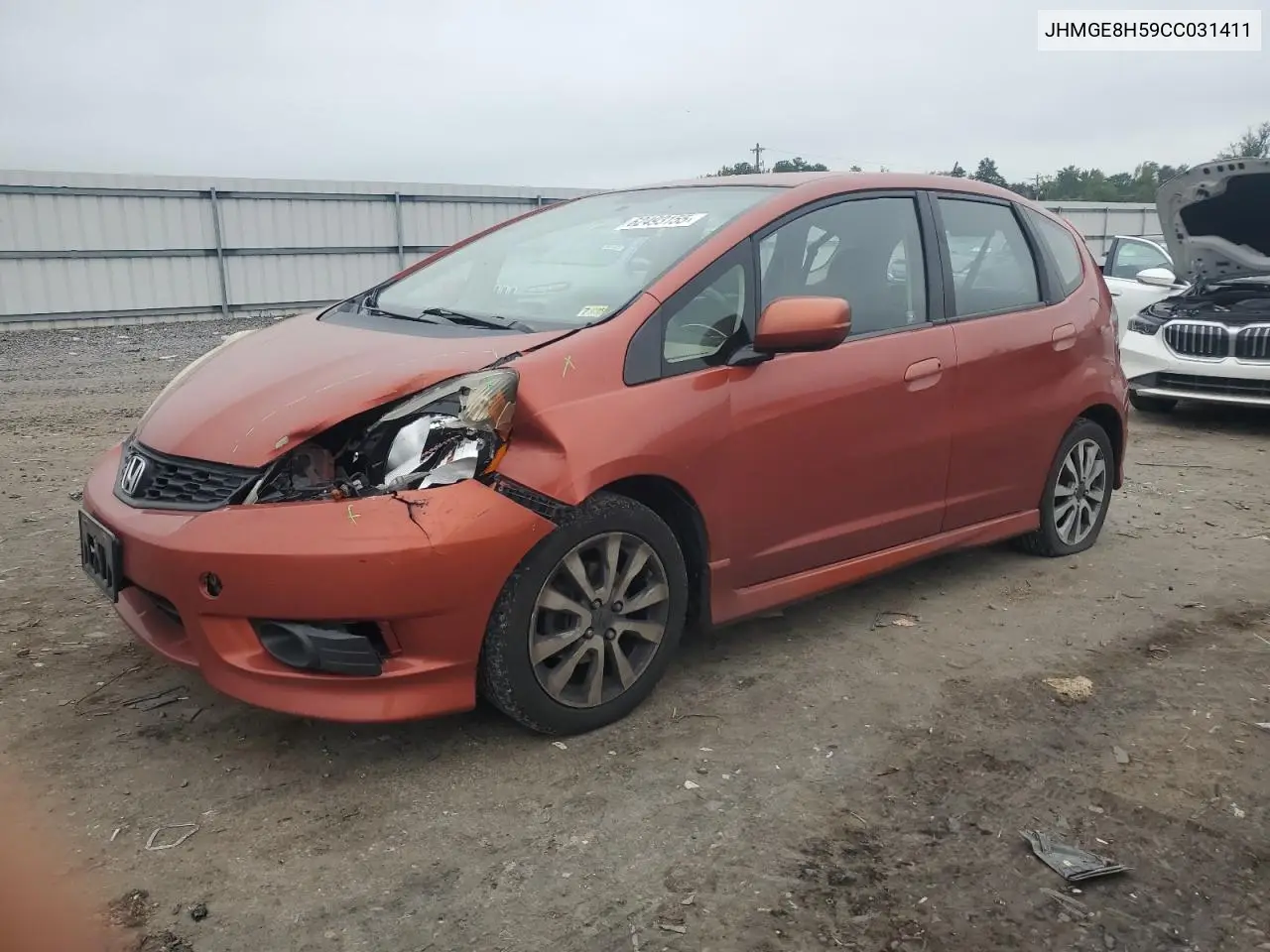 2012 Honda Fit Sport VIN: JHMGE8H59CC031411 Lot: 62493155
