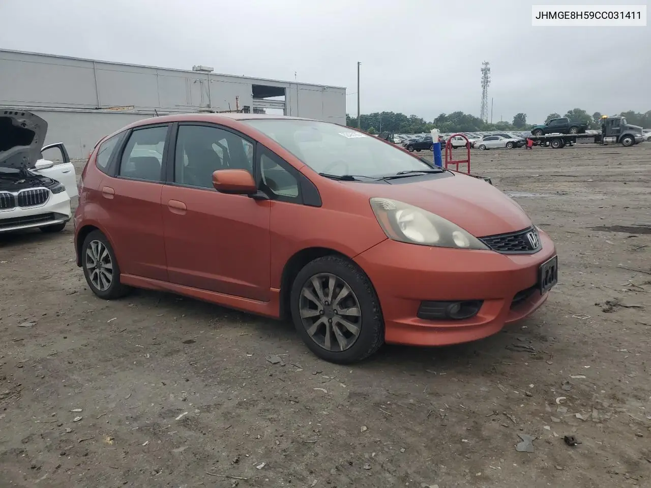 2012 Honda Fit Sport VIN: JHMGE8H59CC031411 Lot: 62493155