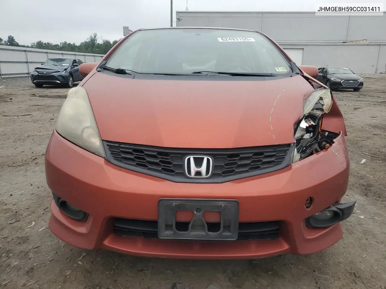 2012 Honda Fit Sport VIN: JHMGE8H59CC031411 Lot: 62493155