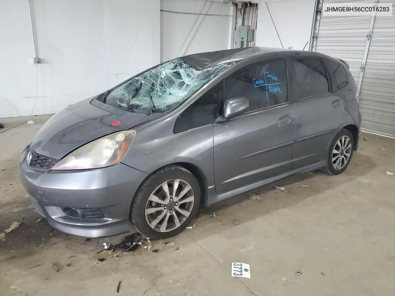 2012 Honda Fit Sport VIN: JHMGE8H56CC016283 Lot: 62578345