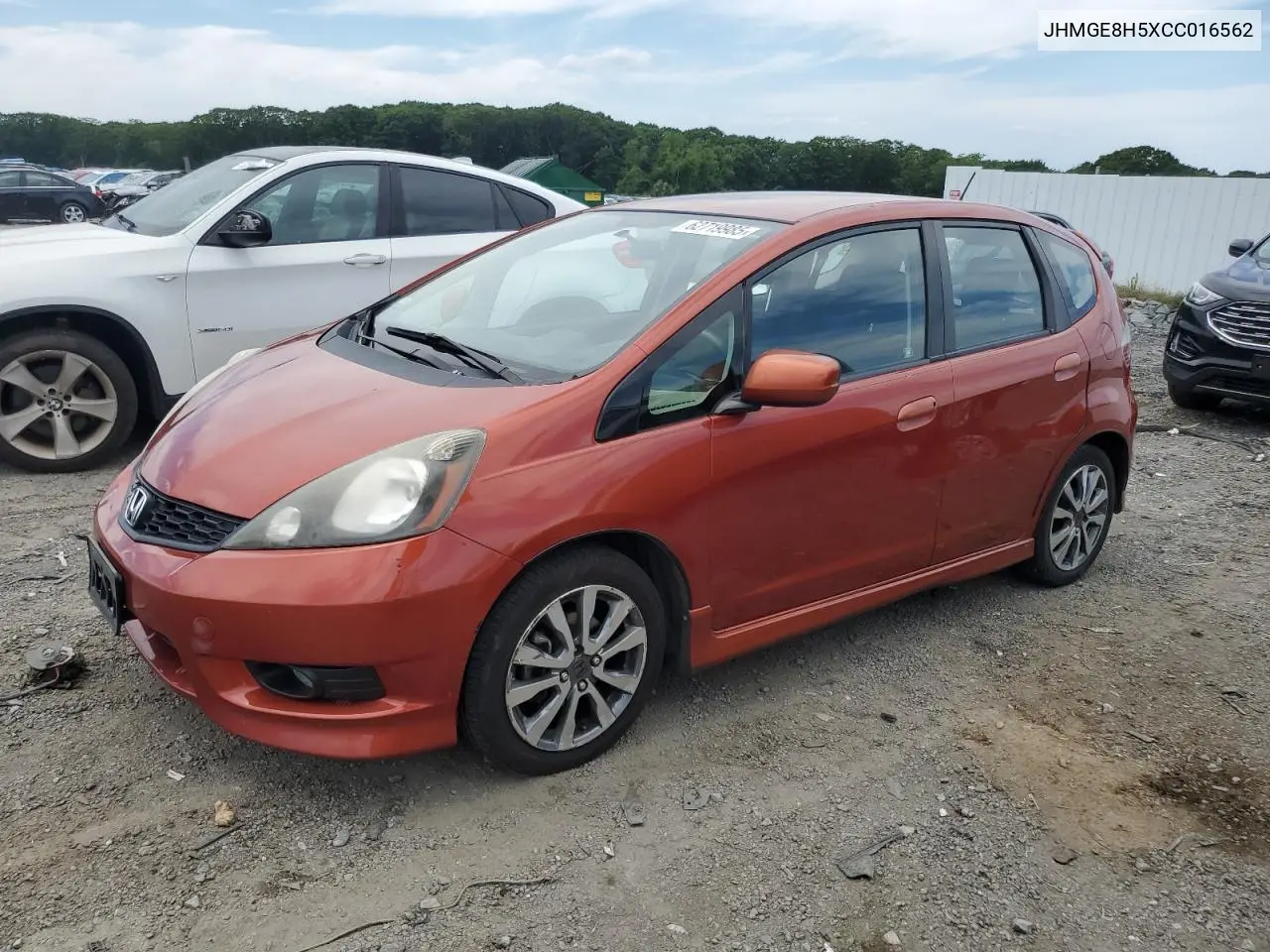 jhmge8h5xcc016562 JHMGE8H5XCC016562 2012 Honda Fit Sport