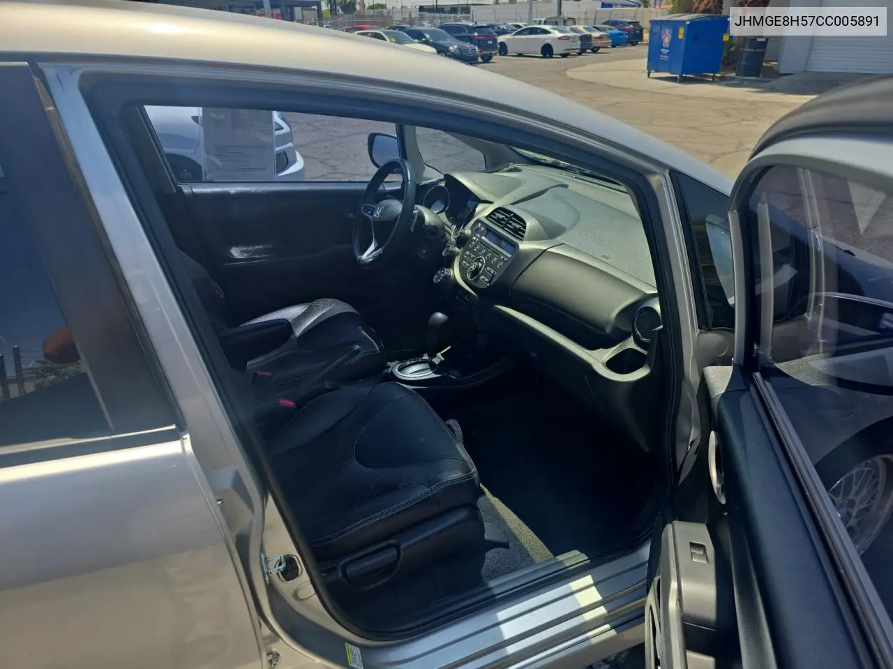2012 Honda Fit Sport VIN: JHMGE8H57CC005891 Lot: 62764025