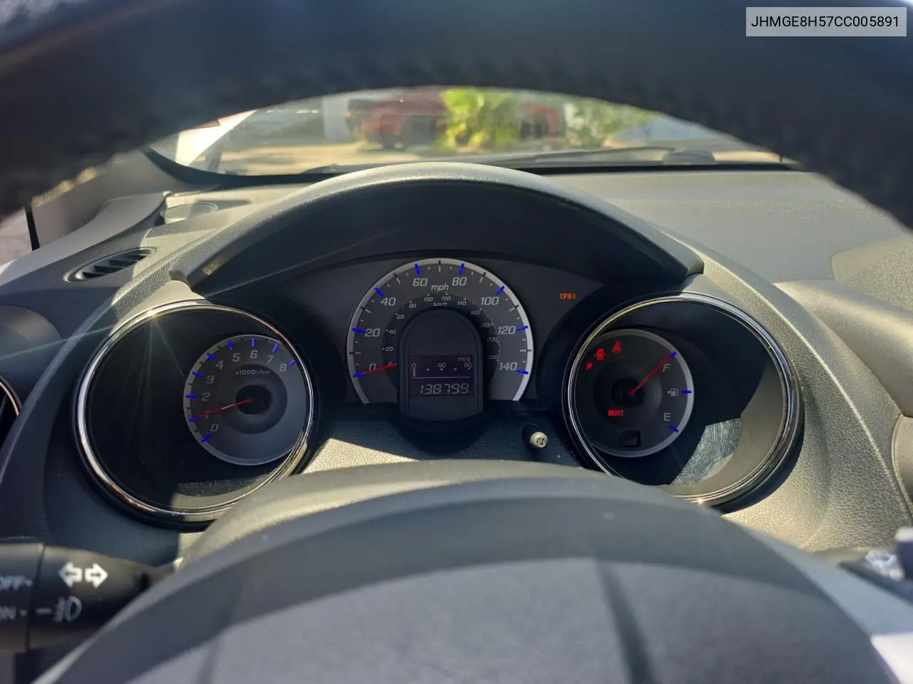 2012 Honda Fit Sport VIN: JHMGE8H57CC005891 Lot: 62764025