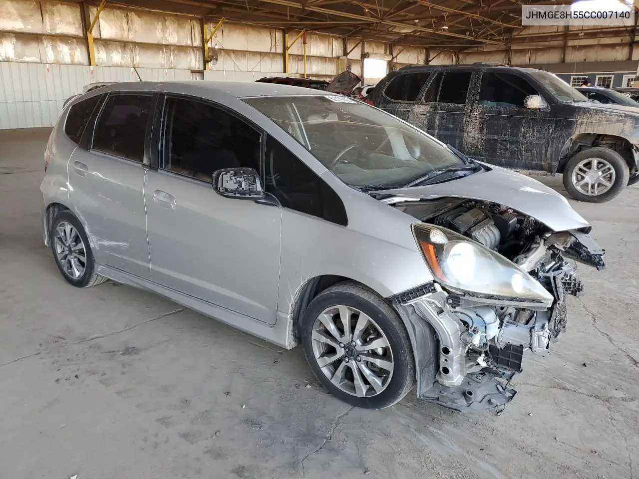 2012 Honda Fit Sport VIN: JHMGE8H55CC007140 Lot: 62779345