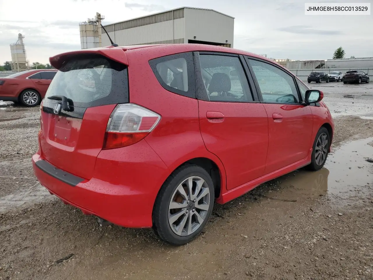 2012 Honda Fit Sport VIN: JHMGE8H58CC013529 Lot: 64642665