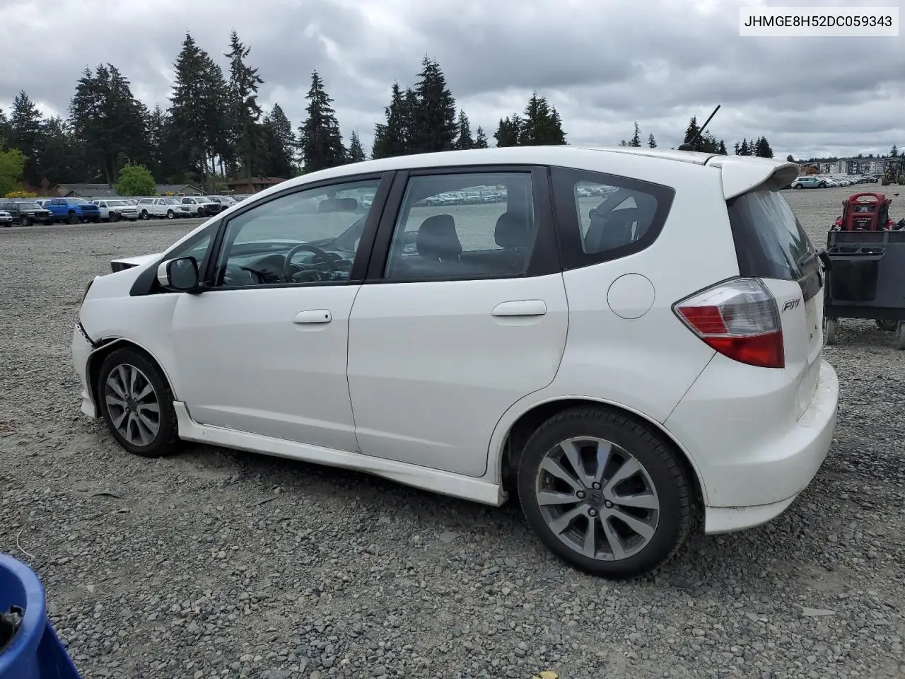 2013 Honda Fit Sport VIN: JHMGE8H52DC059343 Lot: 56765495