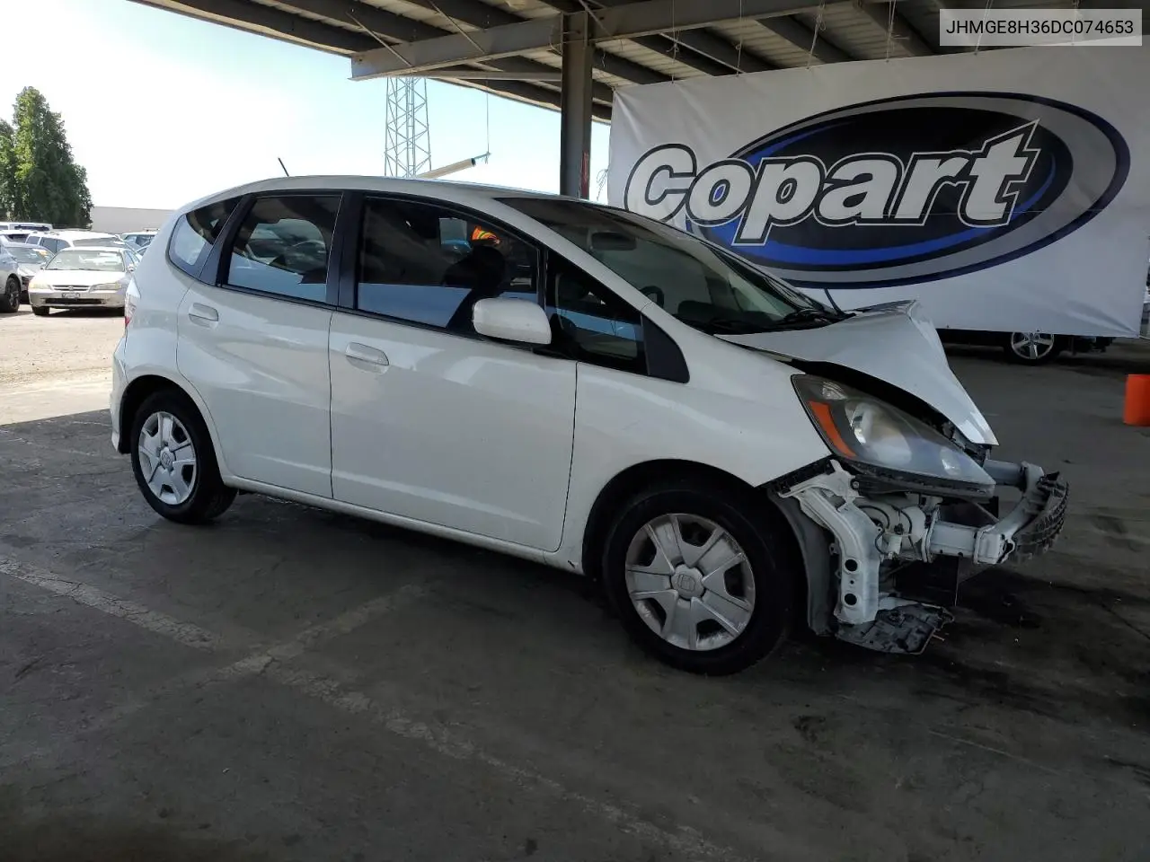 2013 Honda Fit VIN: JHMGE8H36DC074653 Lot: 56934765