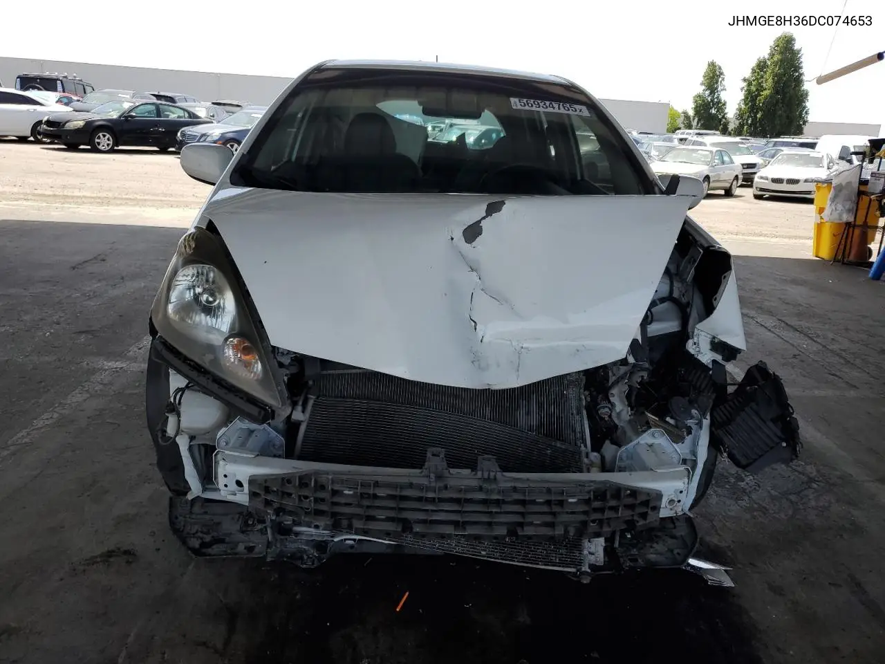 2013 Honda Fit VIN: JHMGE8H36DC074653 Lot: 56934765