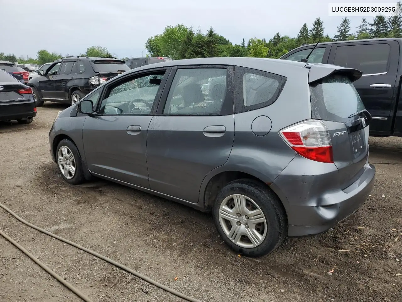 2013 Honda Fit Lx VIN: LUCGE8H52D3009295 Lot: 62182005