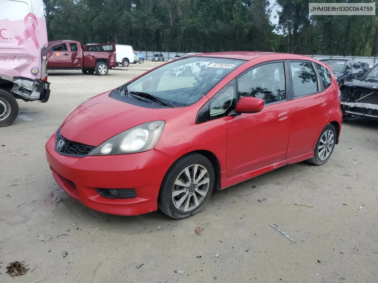 2013 Honda Fit Sport VIN: JHMGE8H53DC064759 Lot: 62783955