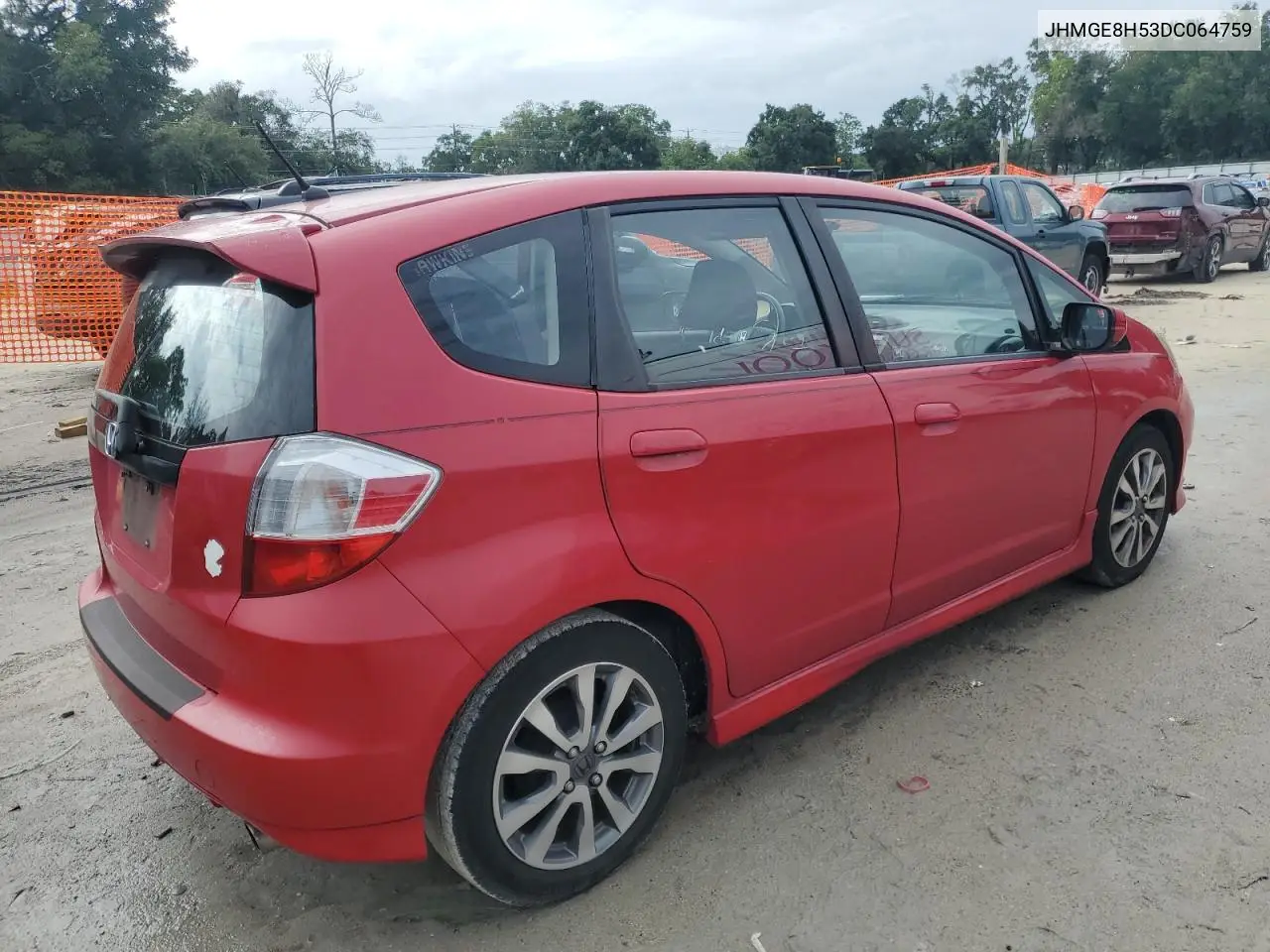 2013 Honda Fit Sport VIN: JHMGE8H53DC064759 Lot: 62783955