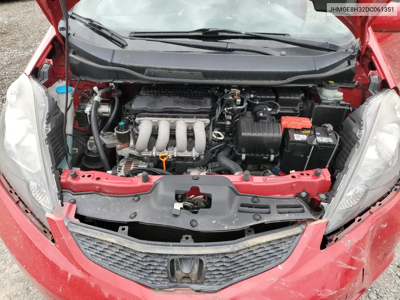 2013 Honda Fit VIN: JHMGE8H32DC061351 Lot: 62783995