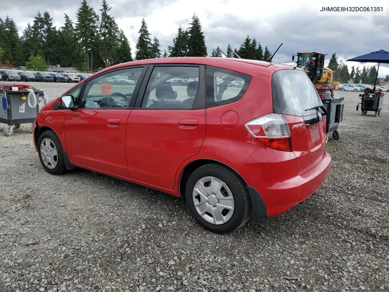2013 Honda Fit VIN: JHMGE8H32DC061351 Lot: 62783995