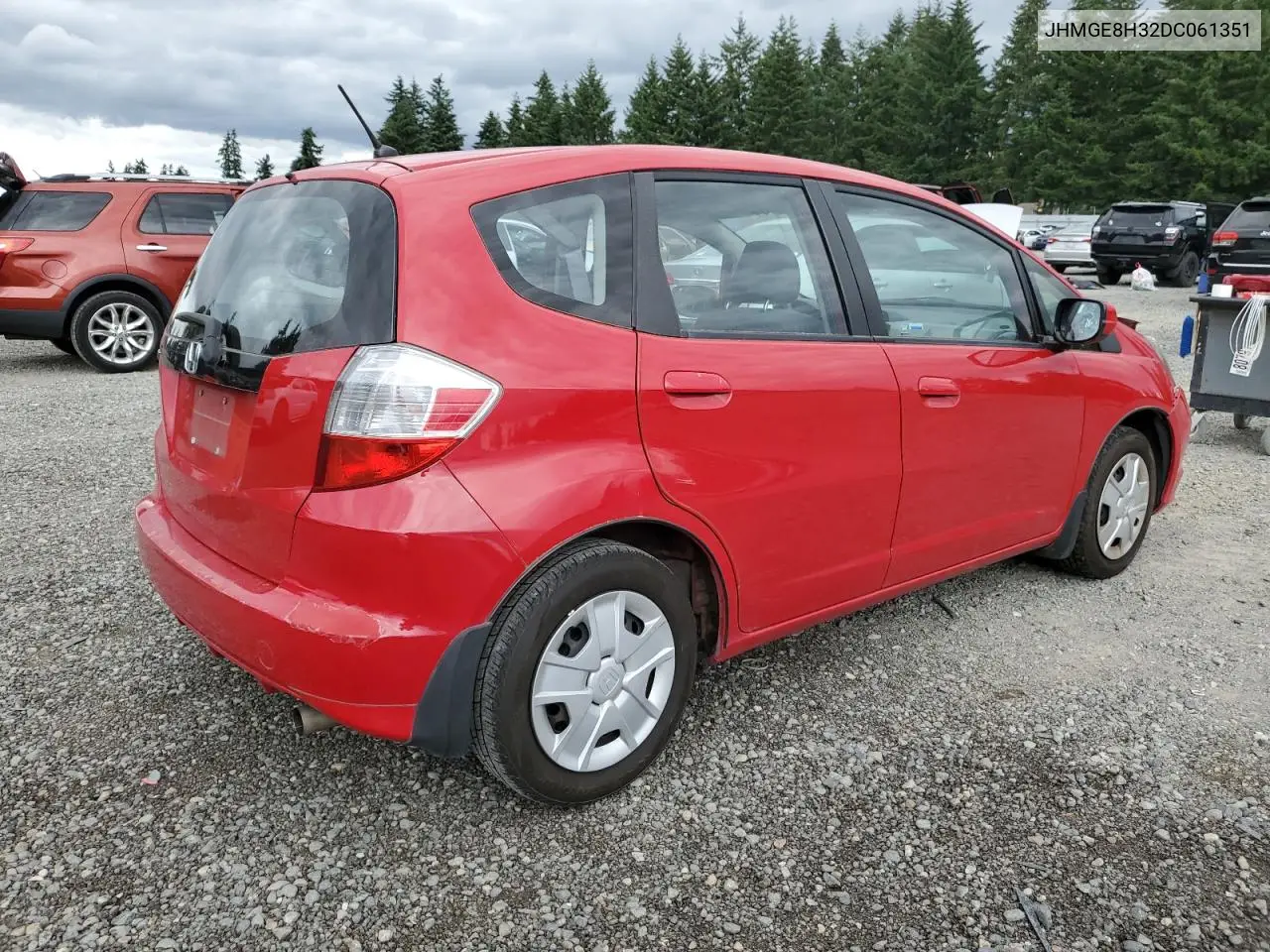 2013 Honda Fit VIN: JHMGE8H32DC061351 Lot: 62783995