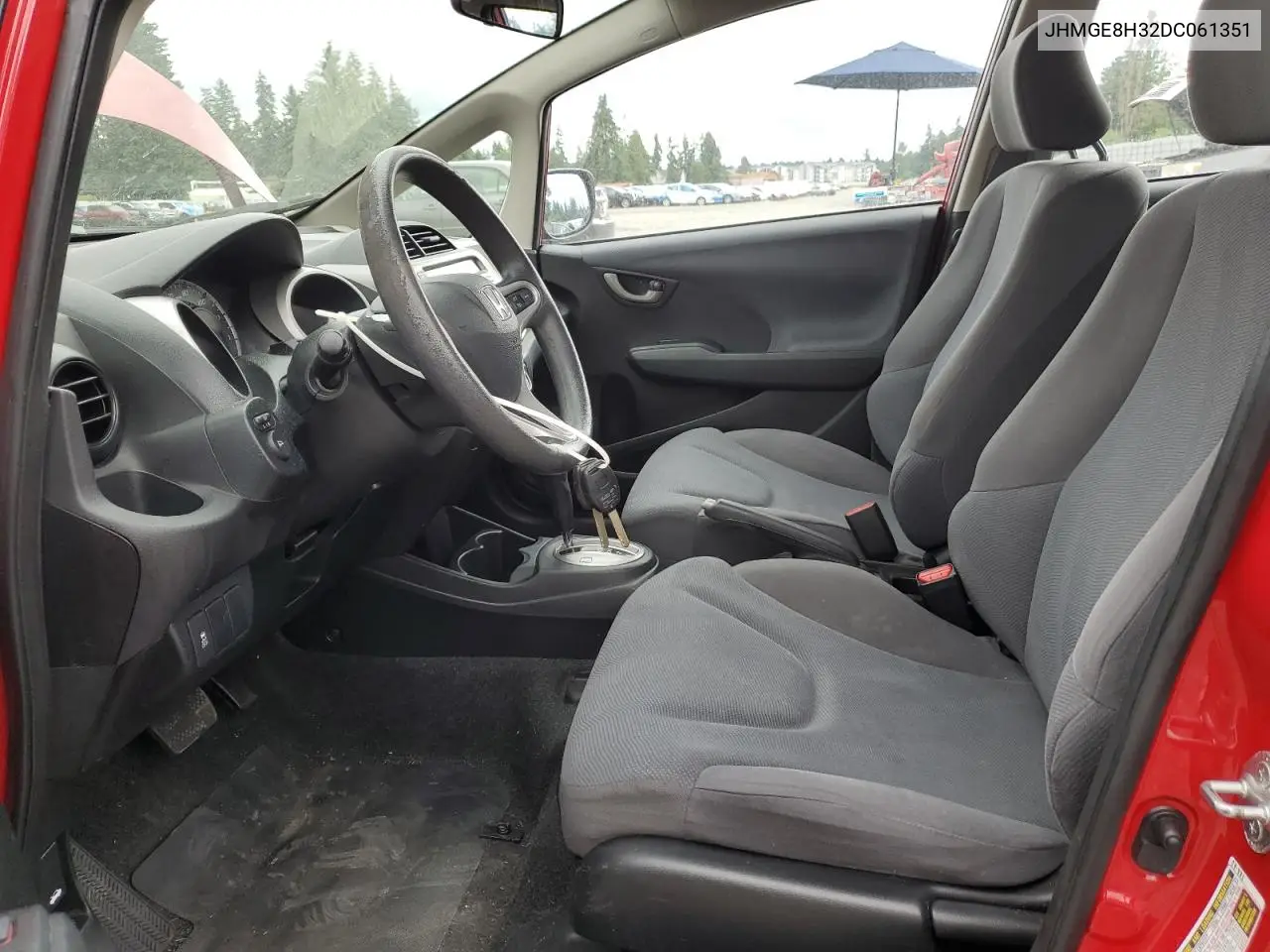 2013 Honda Fit VIN: JHMGE8H32DC061351 Lot: 62783995