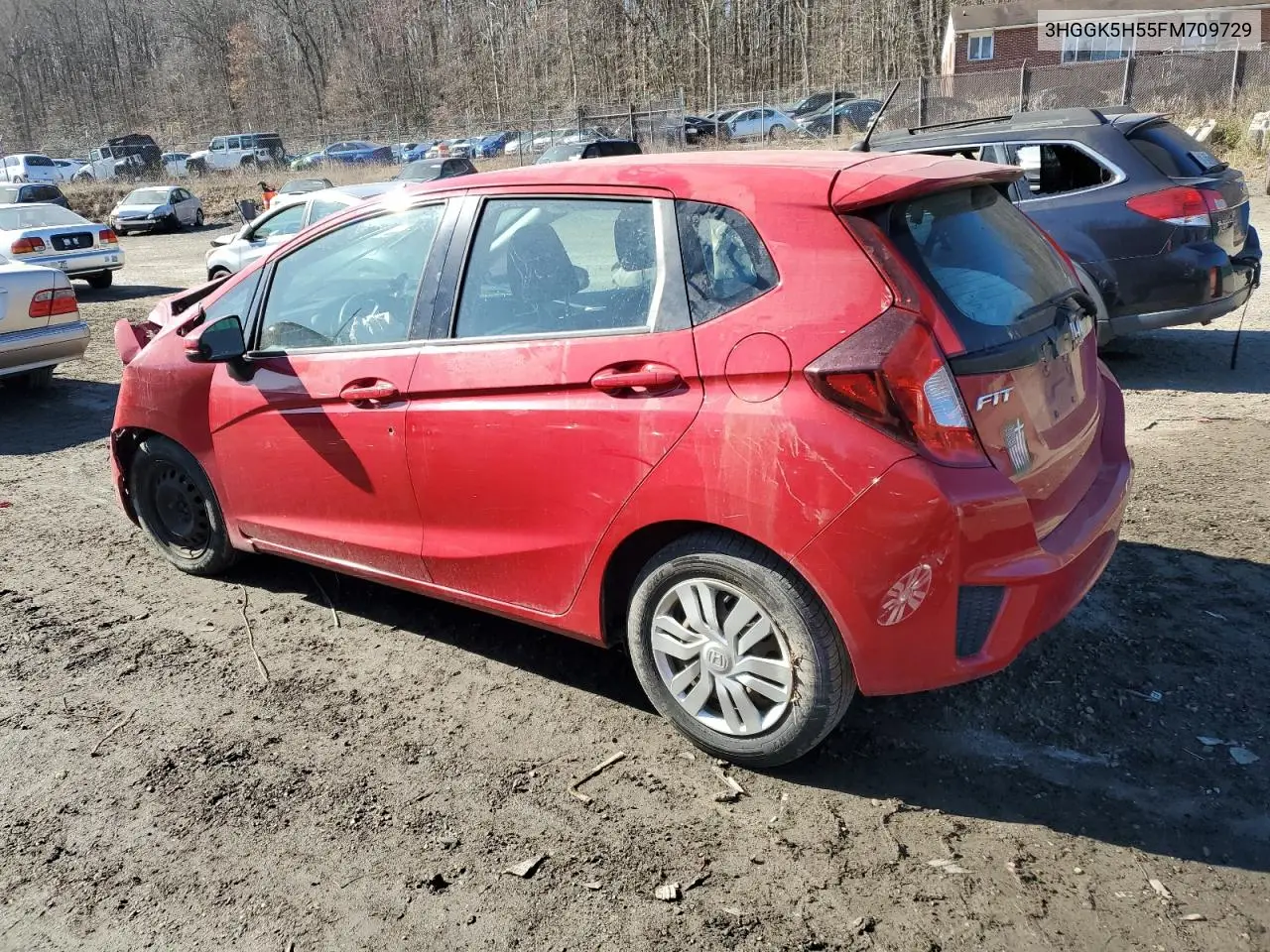 2015 Honda Fit Lx VIN: 3HGGK5H55FM709729 Lot: 50631285