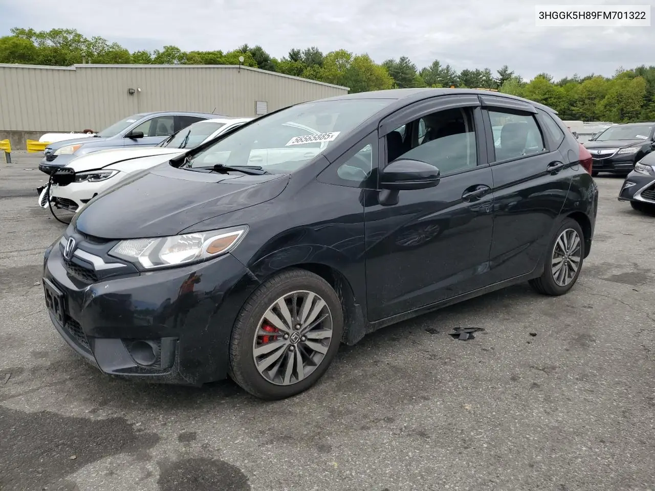 2015 Honda Fit Ex VIN: 3HGGK5H89FM701322 Lot: 56565885