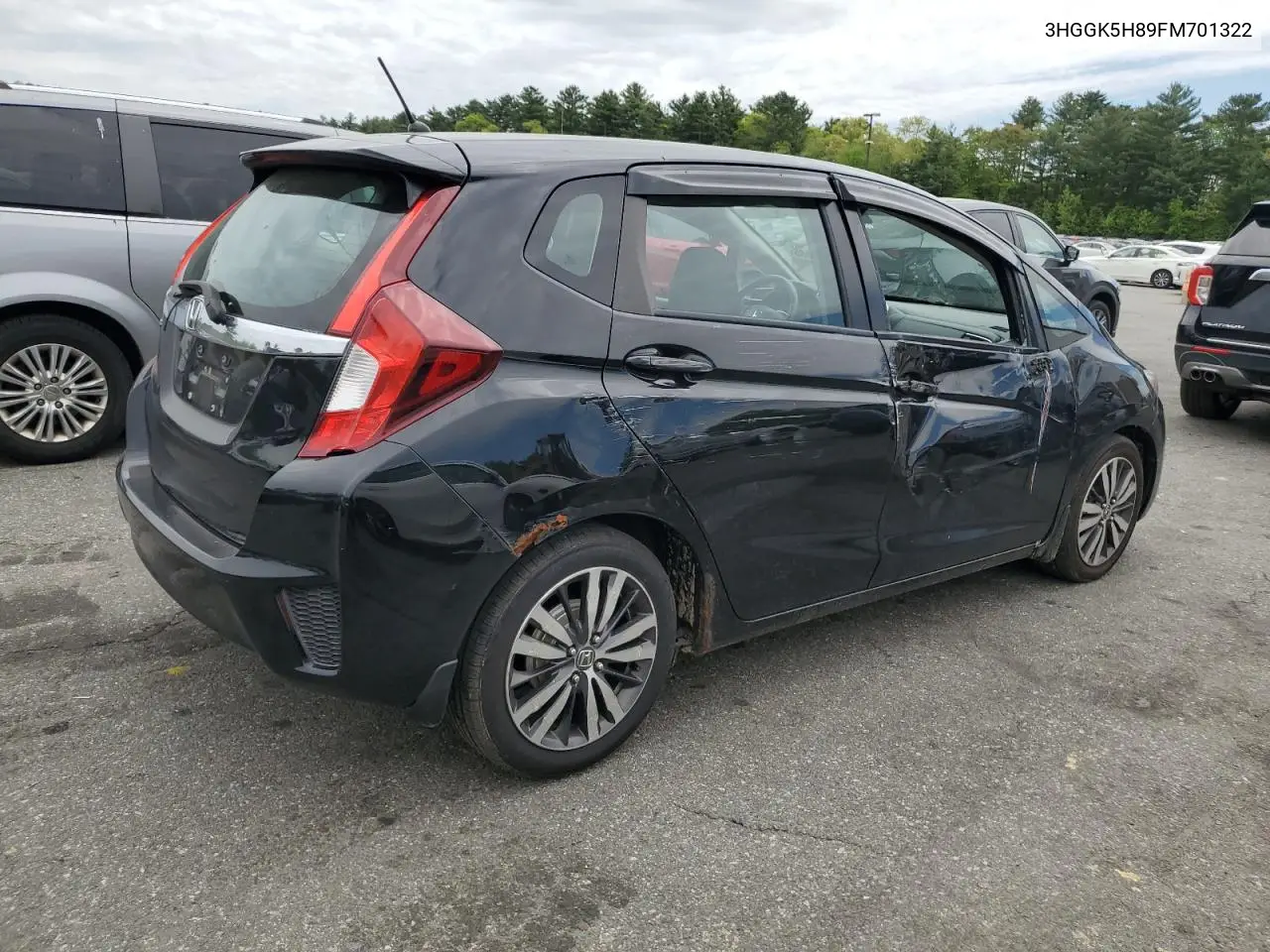 2015 Honda Fit Ex VIN: 3HGGK5H89FM701322 Lot: 56565885