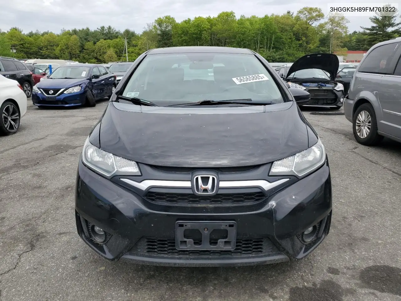2015 Honda Fit Ex VIN: 3HGGK5H89FM701322 Lot: 56565885