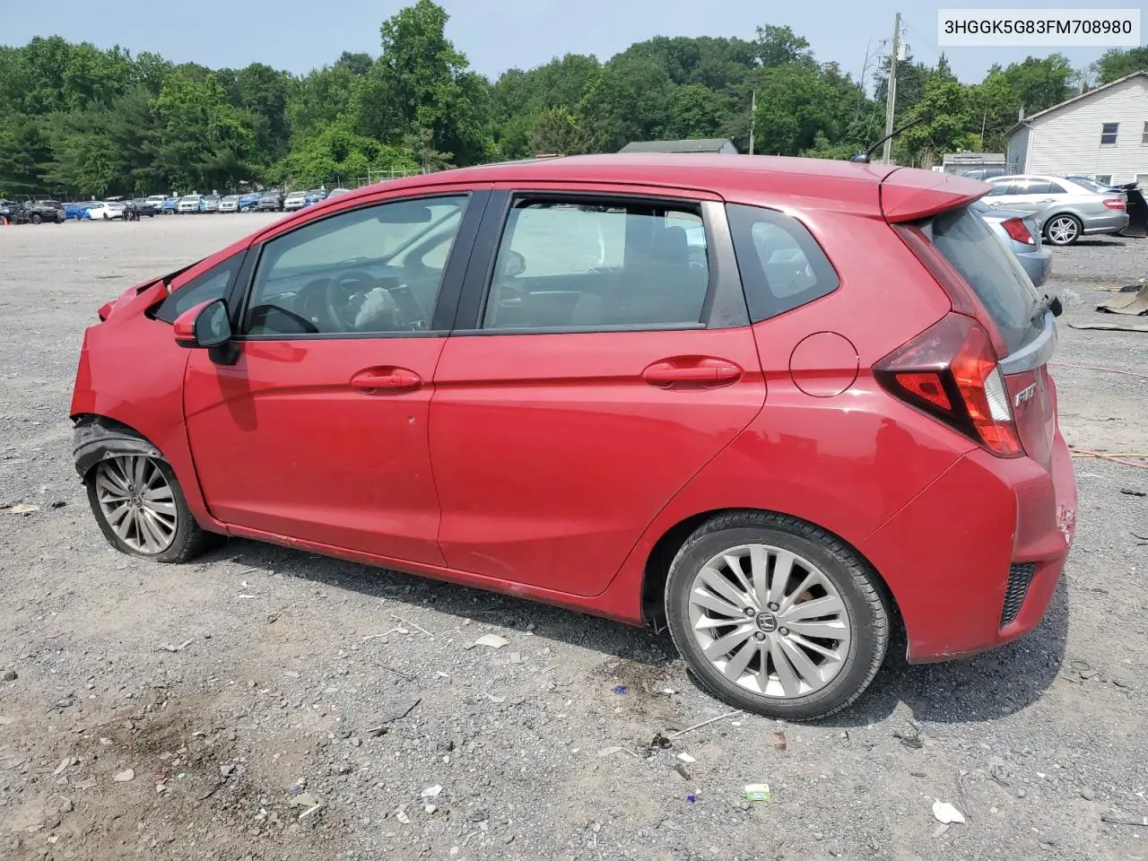 2015 Honda Fit Ex VIN: 3HGGK5G83FM708980 Lot: 59752415