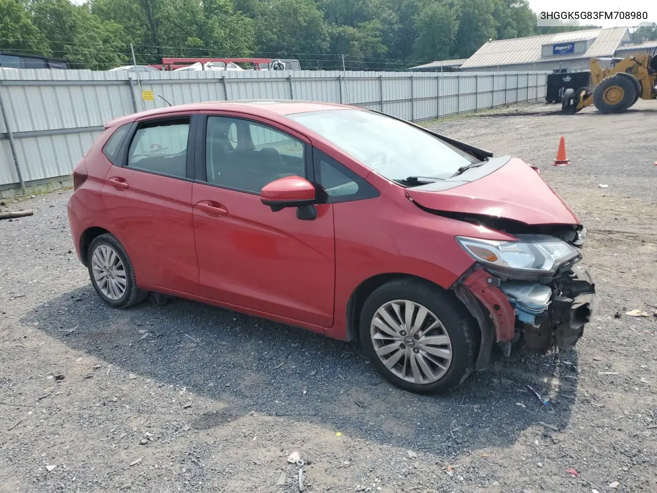 2015 Honda Fit Ex VIN: 3HGGK5G83FM708980 Lot: 59752415