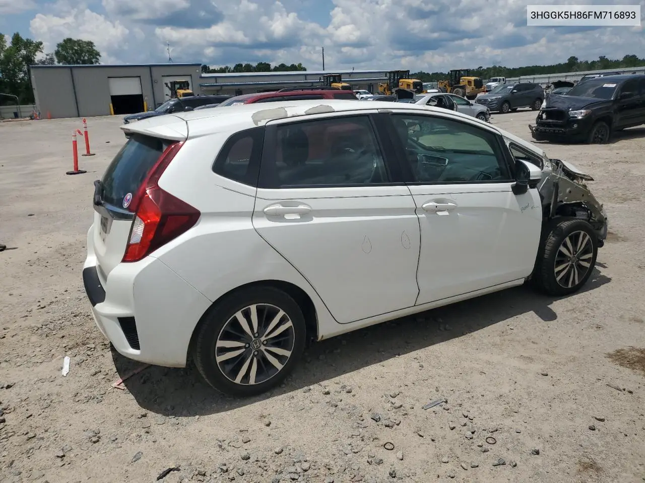 2015 Honda Fit Ex VIN: 3HGGK5H86FM716893 Lot: 61375425