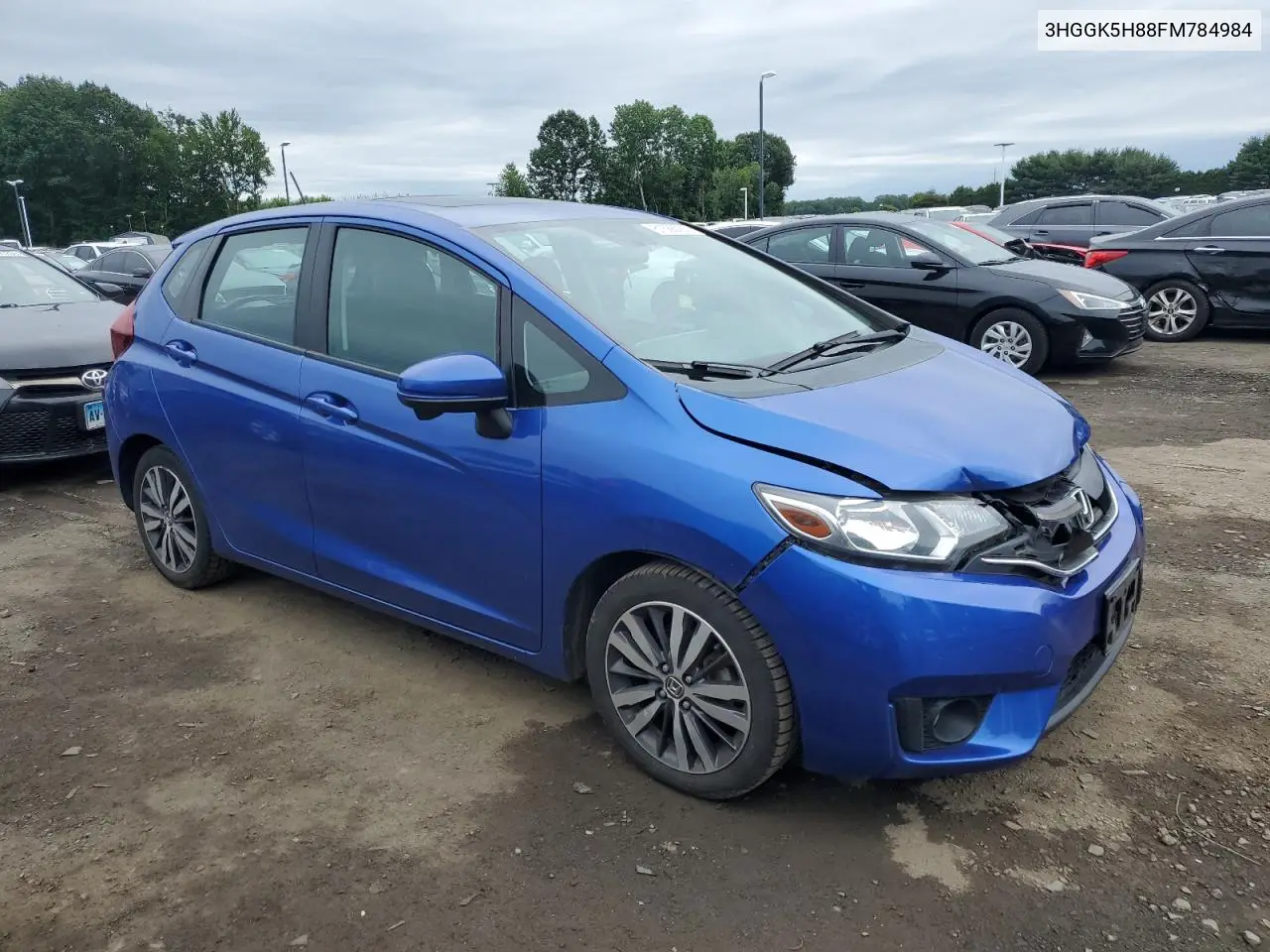2015 Honda Fit Ex VIN: 3HGGK5H88FM784984 Lot: 61586085