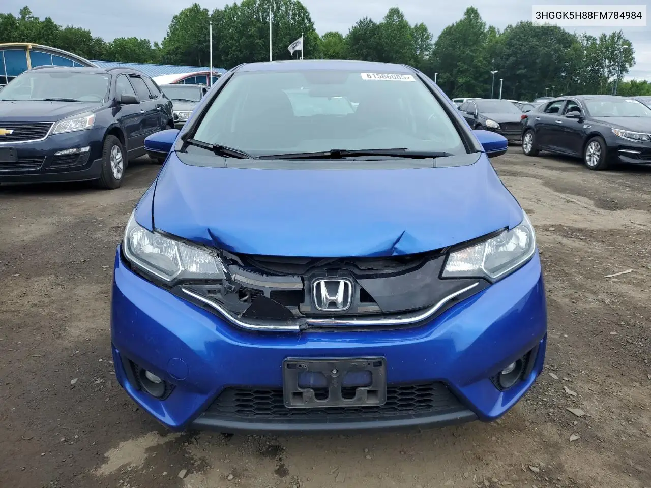 2015 Honda Fit Ex VIN: 3HGGK5H88FM784984 Lot: 61586085