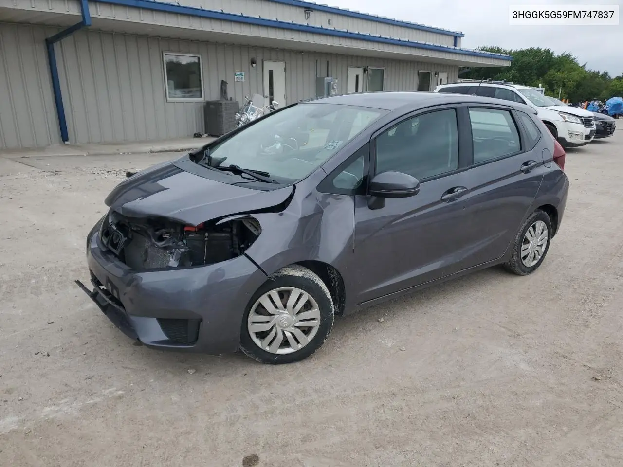 2015 Honda Fit Lx VIN: 3HGGK5G59FM747837 Lot: 61775235