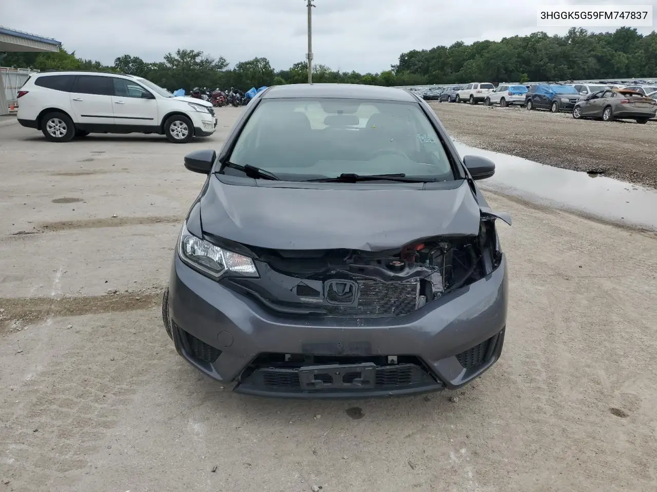 2015 Honda Fit Lx VIN: 3HGGK5G59FM747837 Lot: 61775235