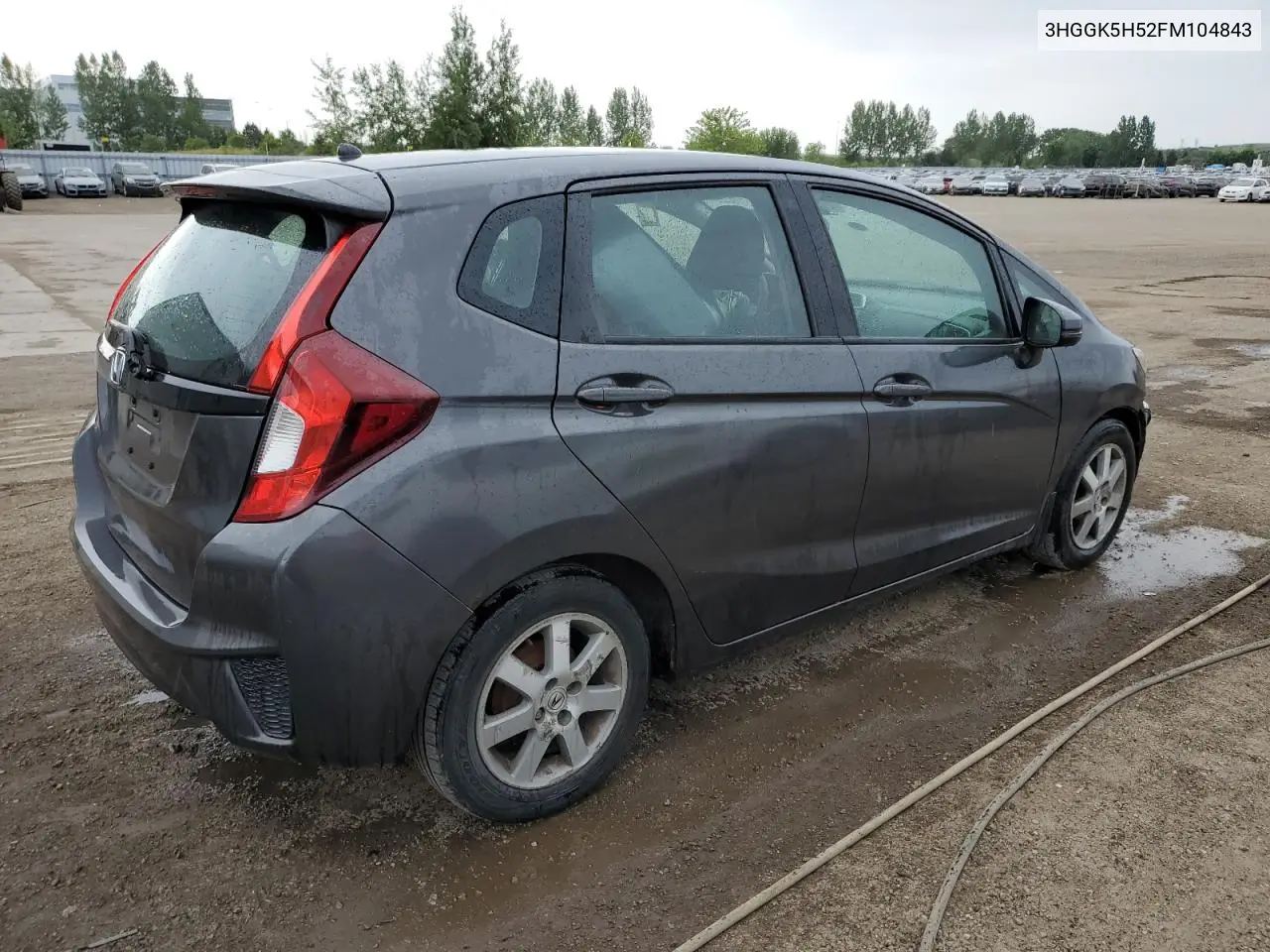 2015 Honda Fit Lx VIN: 3HGGK5H52FM104843 Lot: 62215185