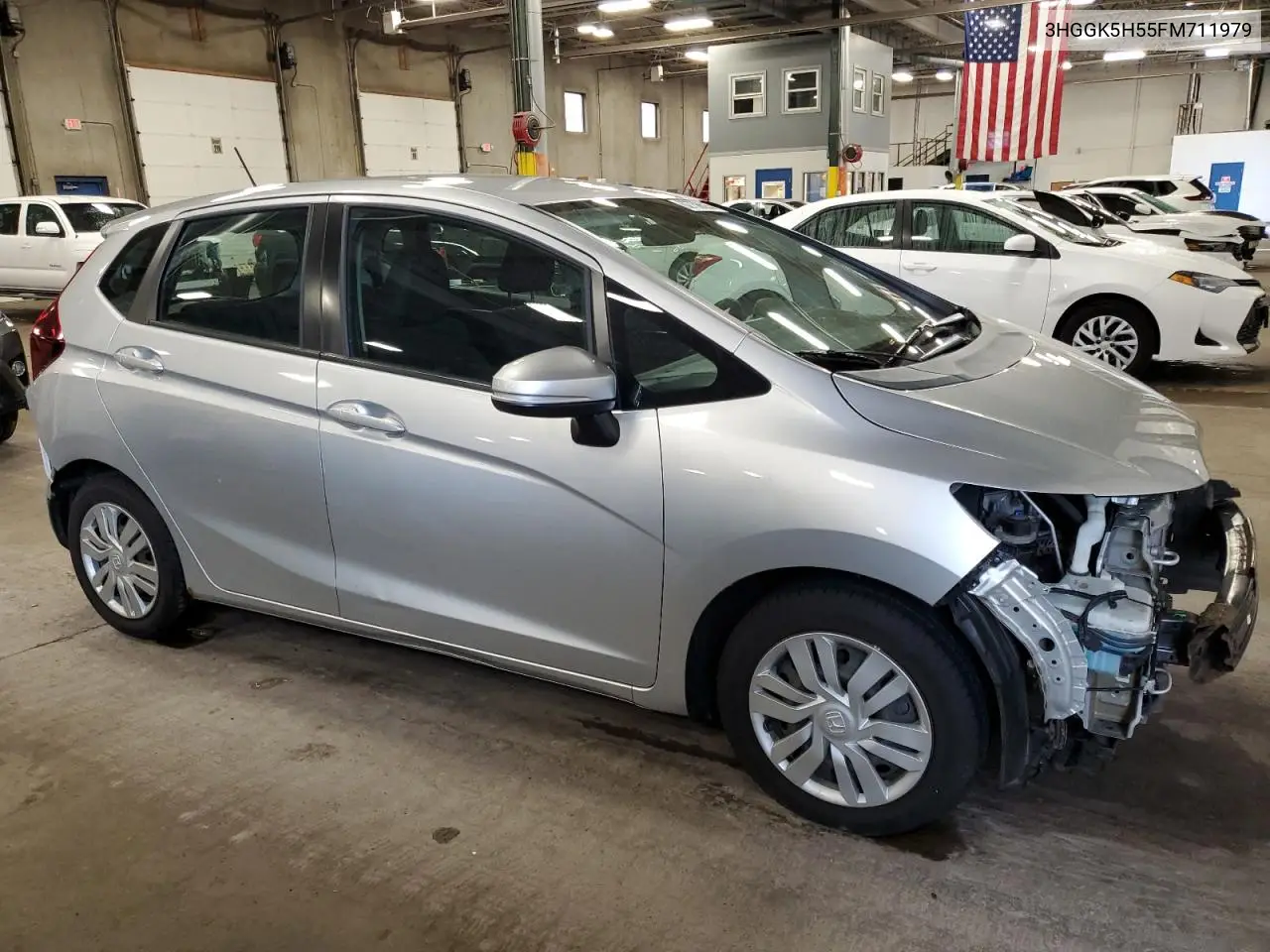 2015 Honda Fit Lx VIN: 3HGGK5H55FM711979 Lot: 62756625