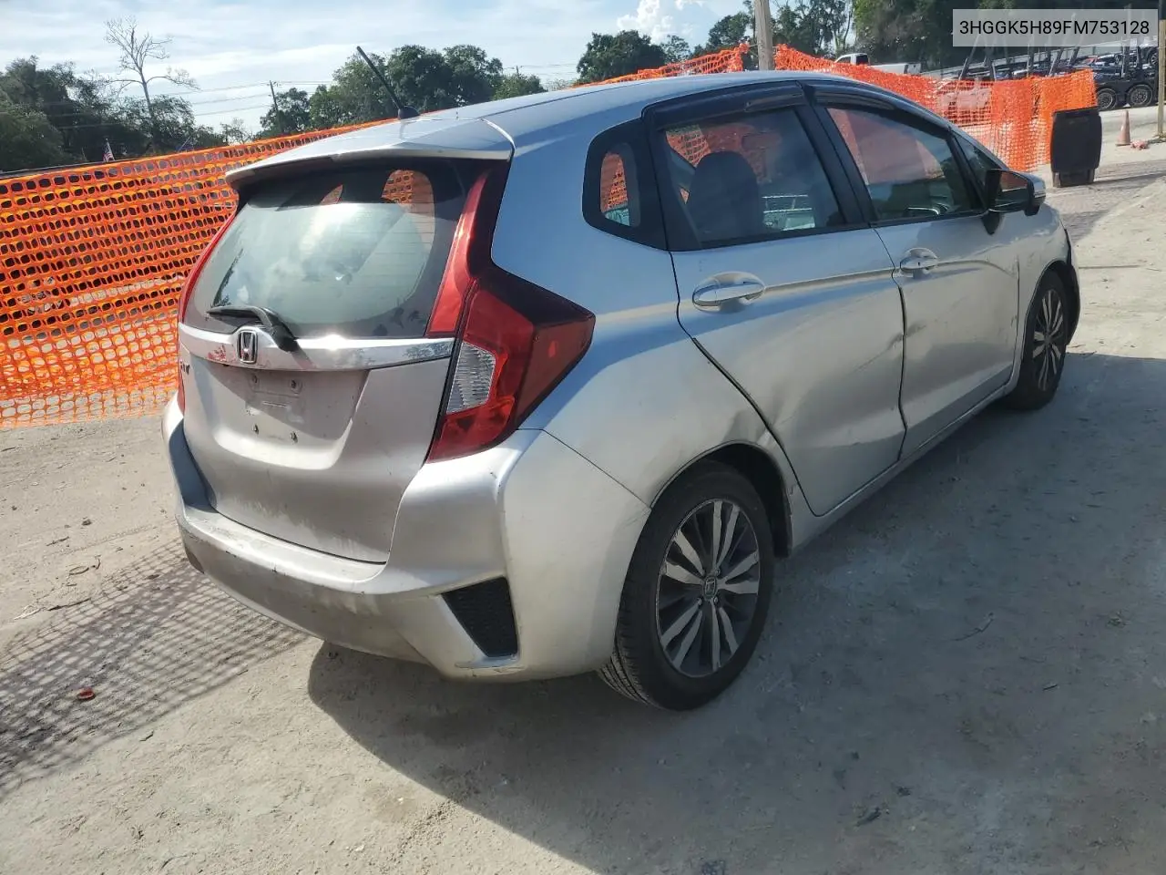 2015 Honda Fit Ex VIN: 3HGGK5H89FM753128 Lot: 62895295