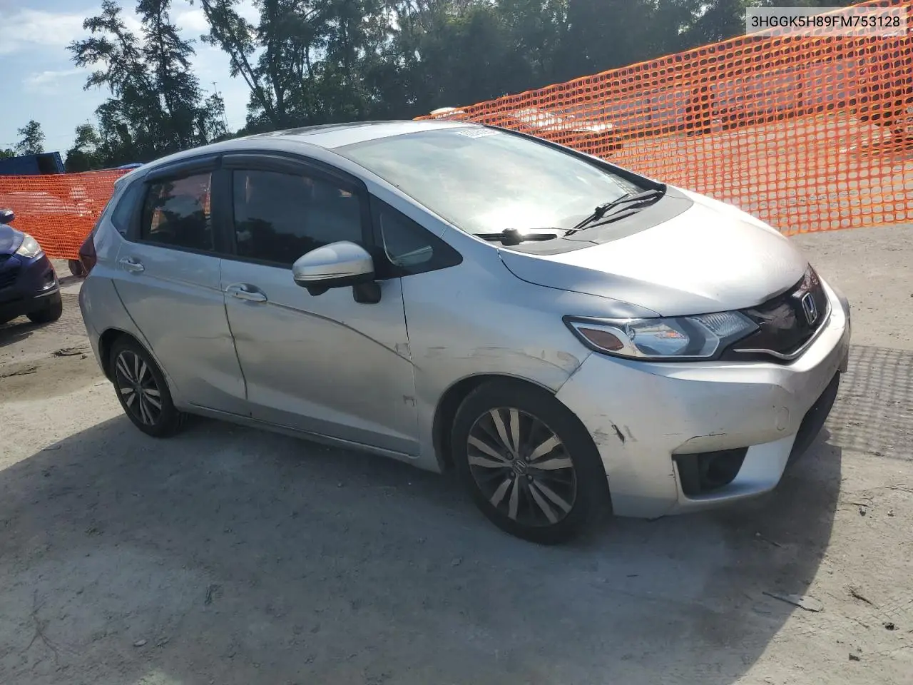 2015 Honda Fit Ex VIN: 3HGGK5H89FM753128 Lot: 62895295