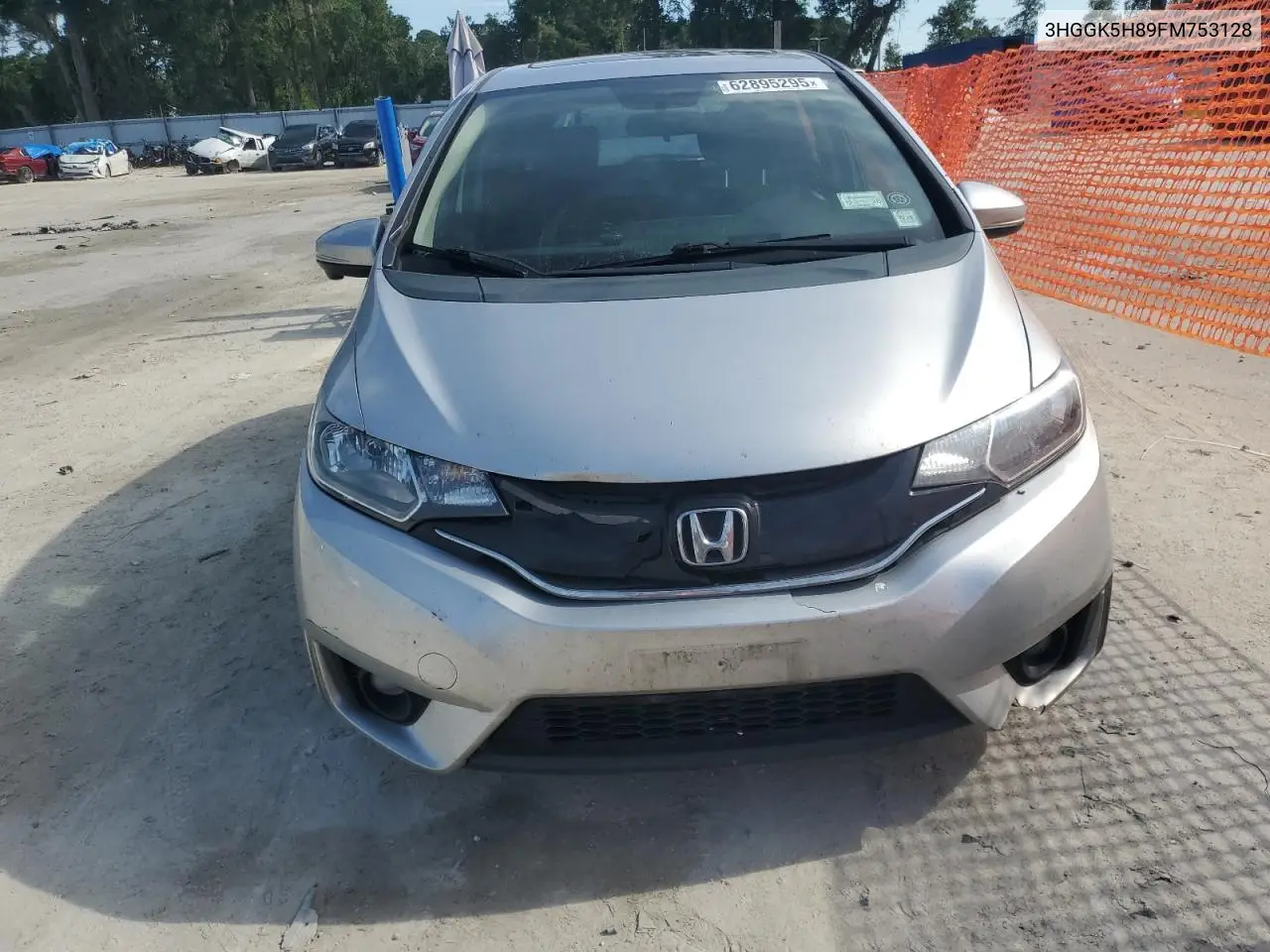 2015 Honda Fit Ex VIN: 3HGGK5H89FM753128 Lot: 62895295