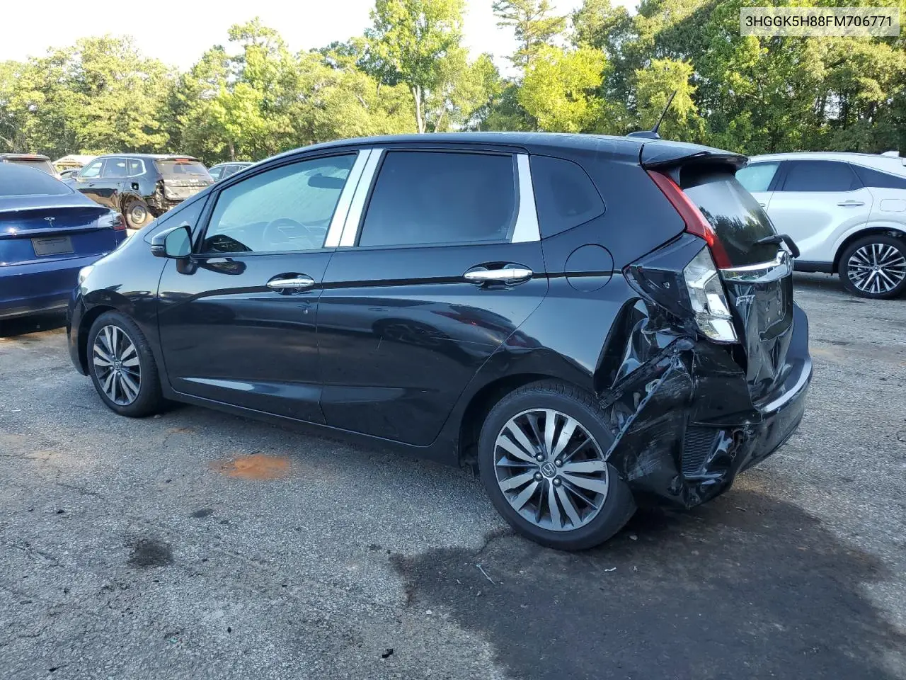 2015 Honda Fit Ex VIN: 3HGGK5H88FM706771 Lot: 63054825