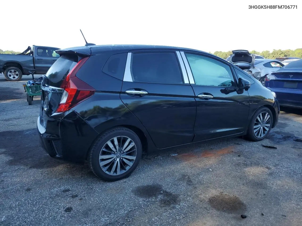 2015 Honda Fit Ex VIN: 3HGGK5H88FM706771 Lot: 63054825