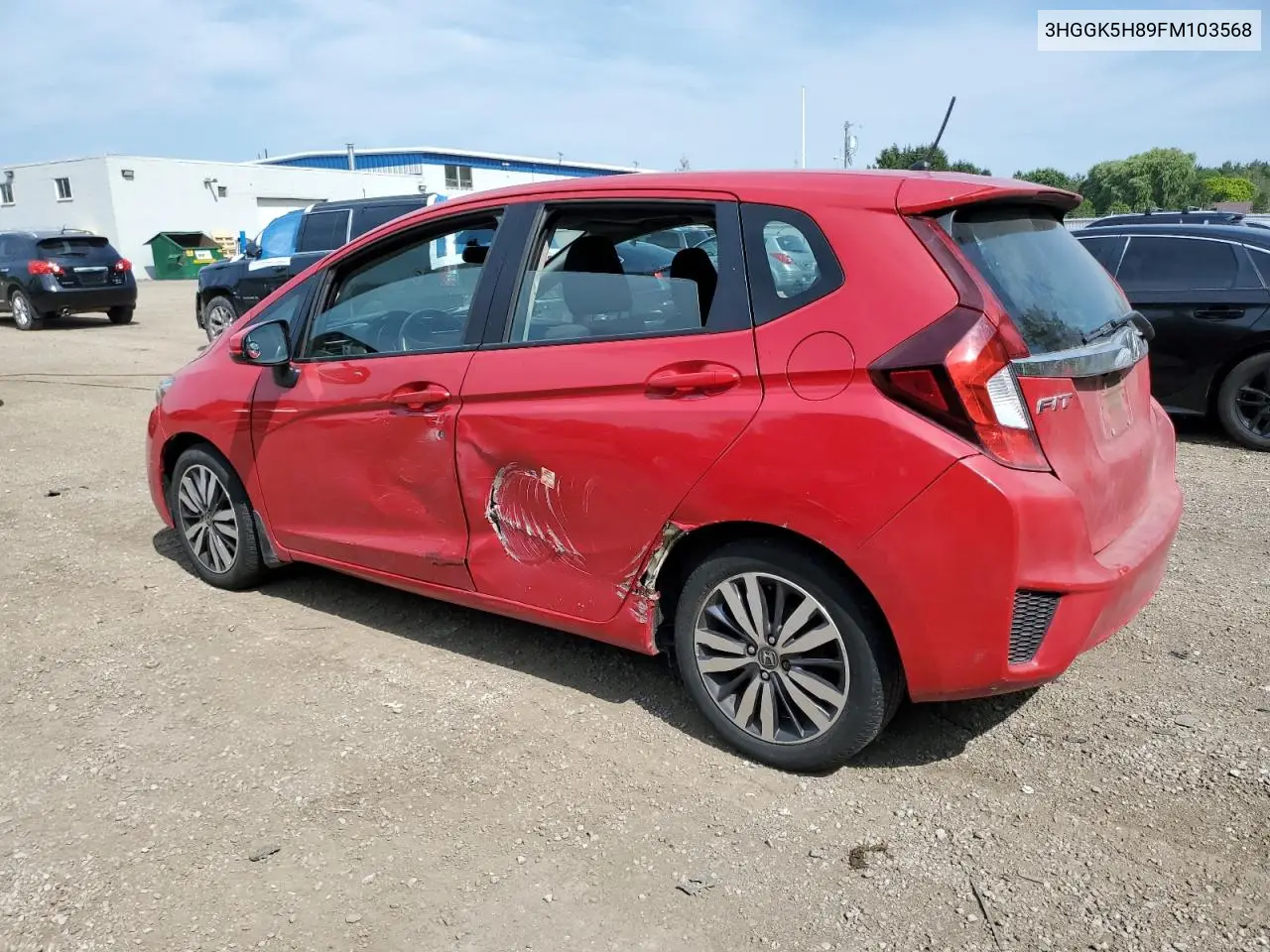 2015 Honda Fit Ex VIN: 3HGGK5H89FM103568 Lot: 63992355