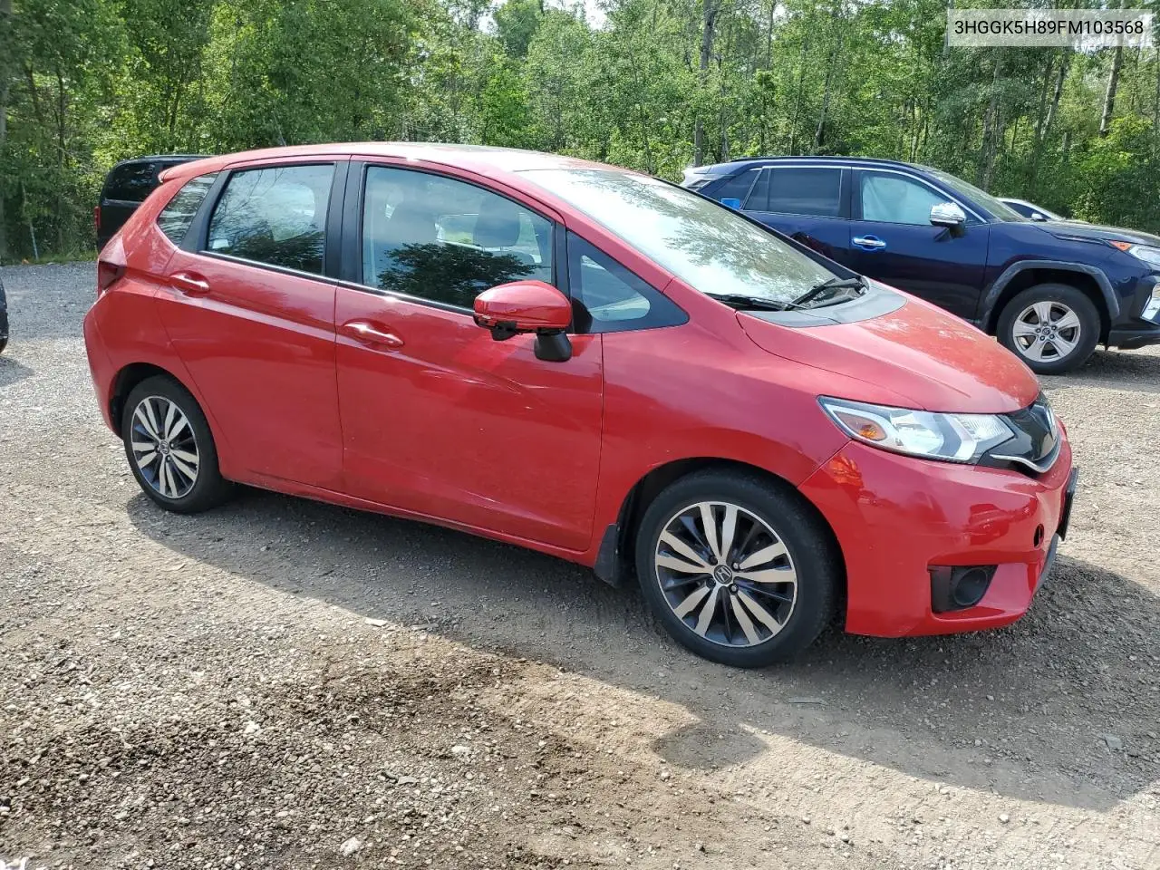 2015 Honda Fit Ex VIN: 3HGGK5H89FM103568 Lot: 63992355