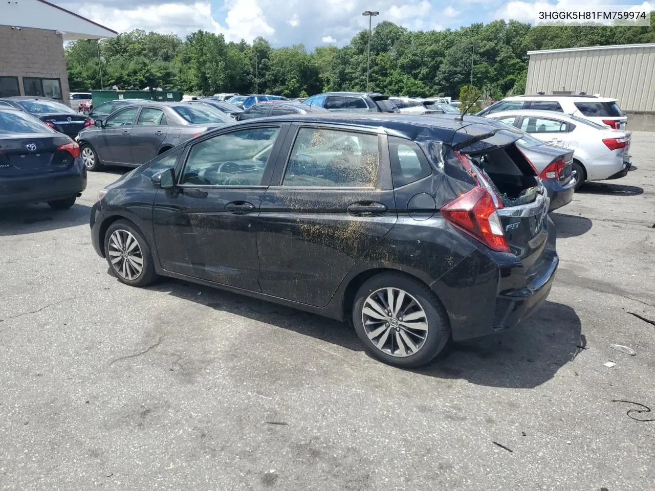 2015 Honda Fit Ex VIN: 3HGGK5H81FM759974 Lot: 64164675