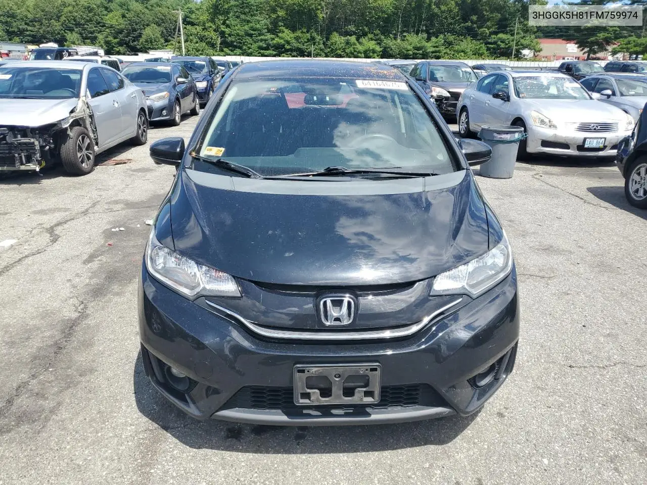 2015 Honda Fit Ex VIN: 3HGGK5H81FM759974 Lot: 64164675