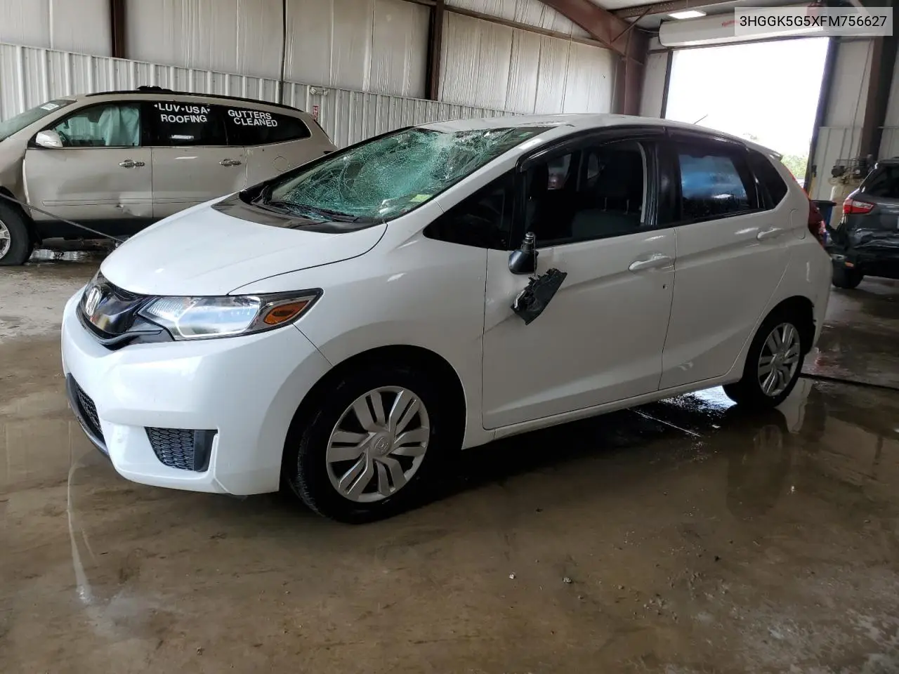 2015 Honda Fit Lx VIN: 3HGGK5G5XFM756627 Lot: 64214595
