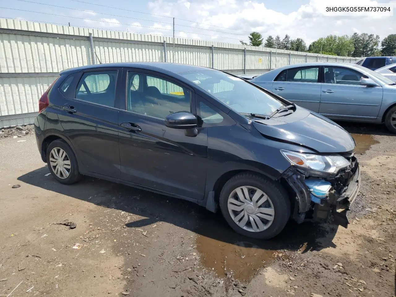 2015 Honda Fit Lx VIN: 3HGGK5G55FM737094 Lot: 64269965